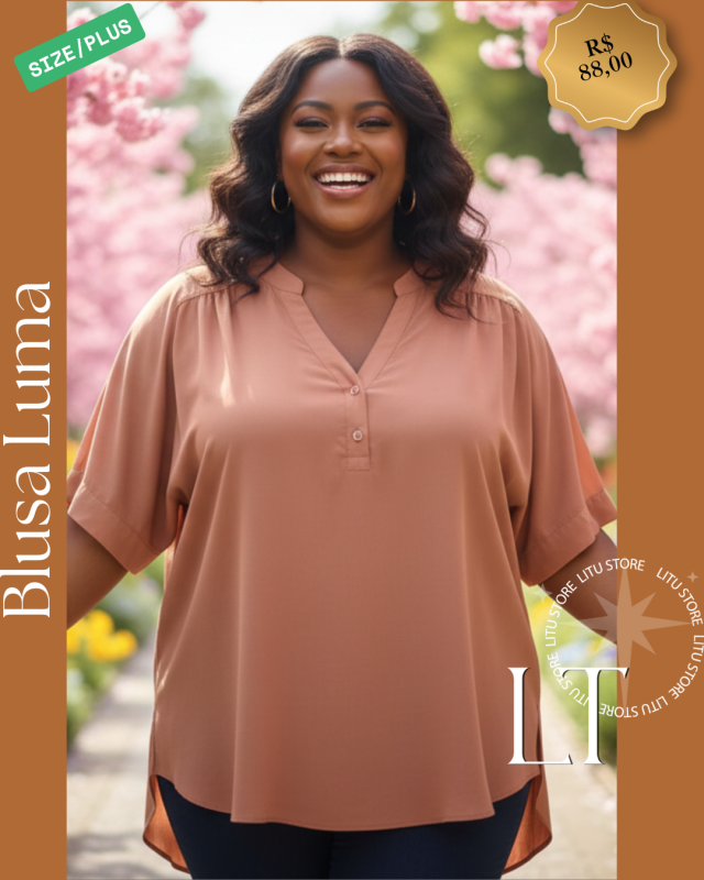 Blusa Luma - Size e Plus
