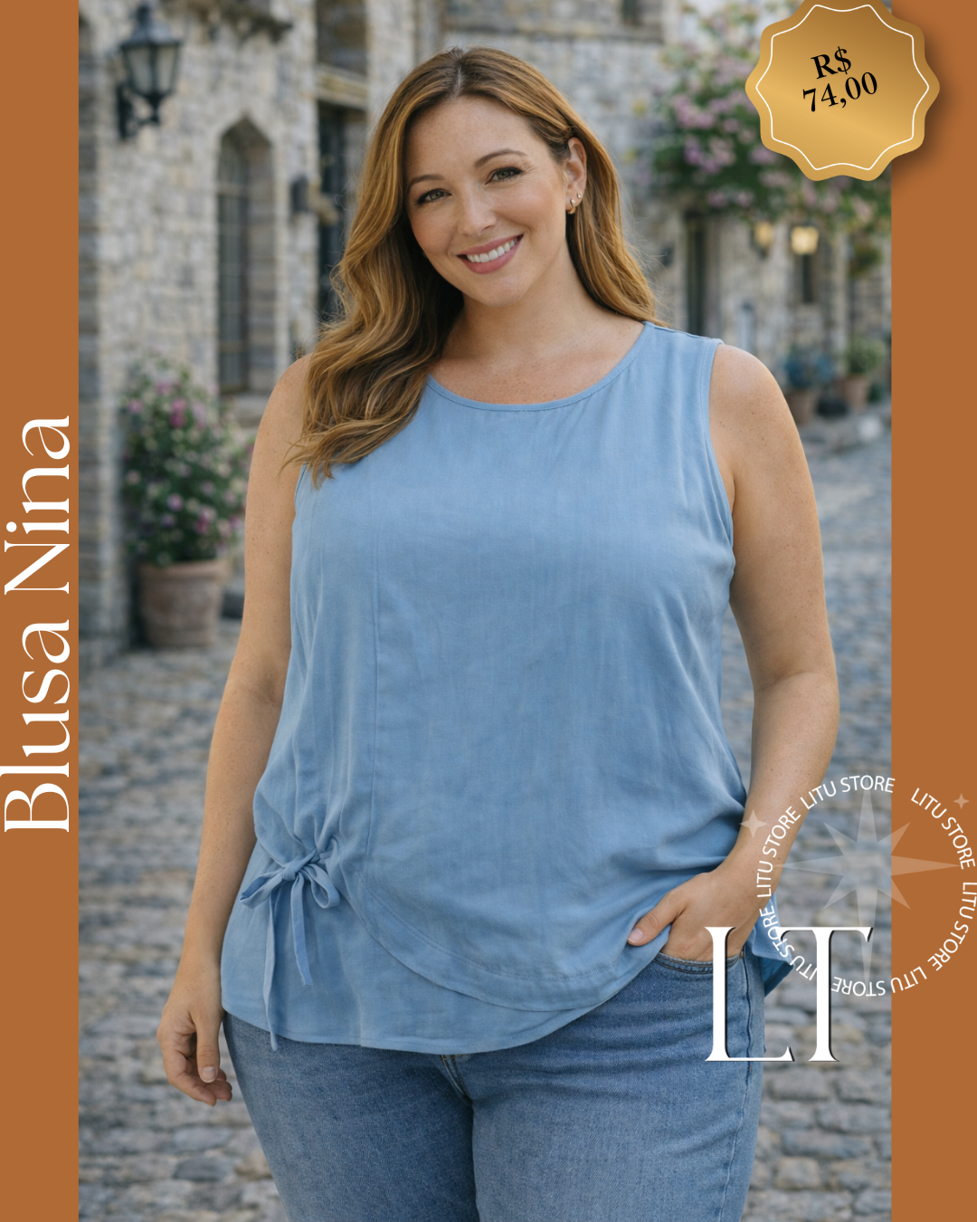 Blusa Nina Plus Size